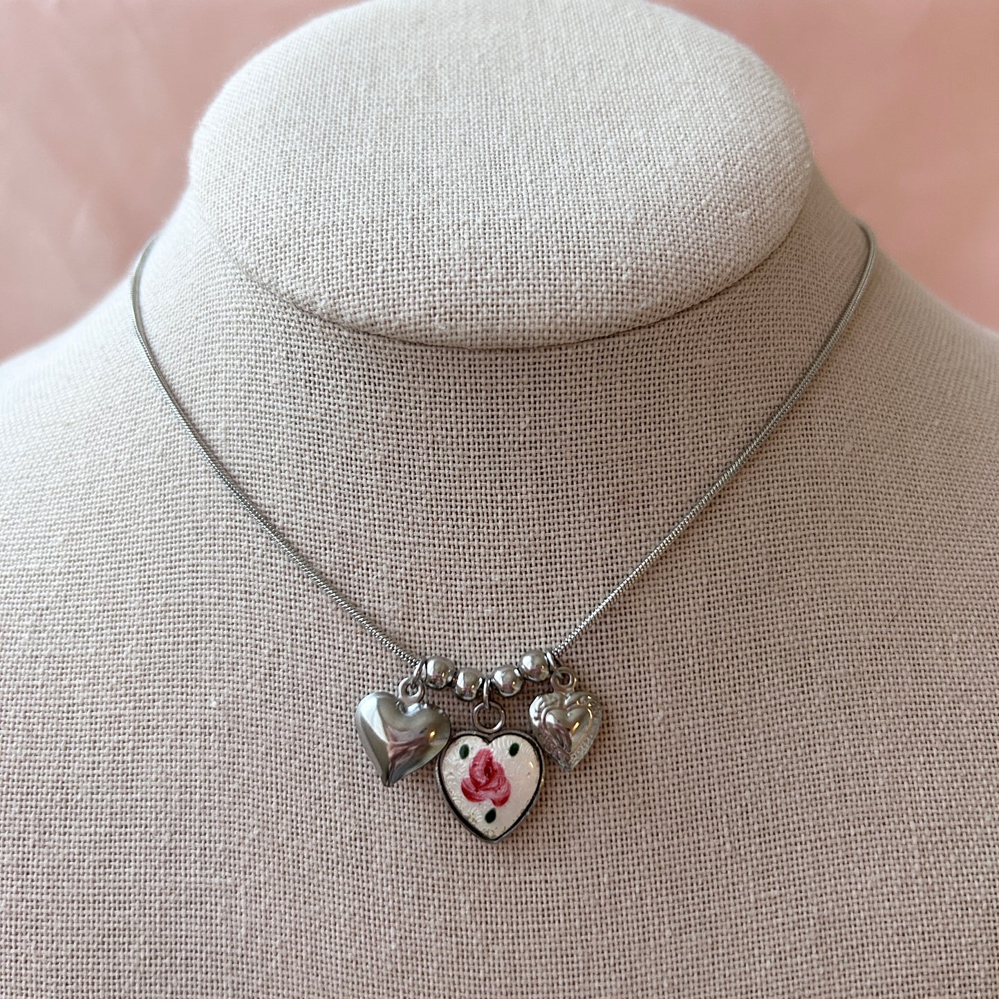 Rosaline Heart Necklace