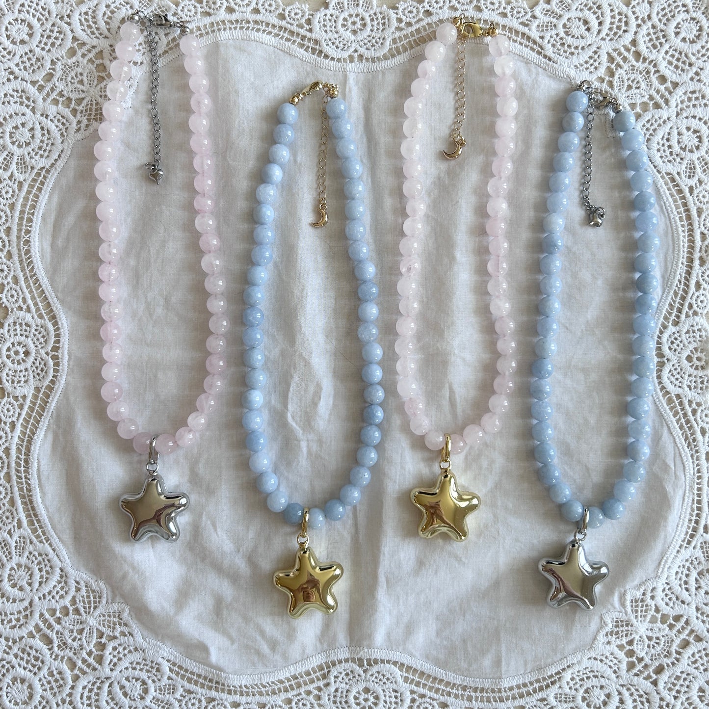 Gold Starlit Cloud Necklace