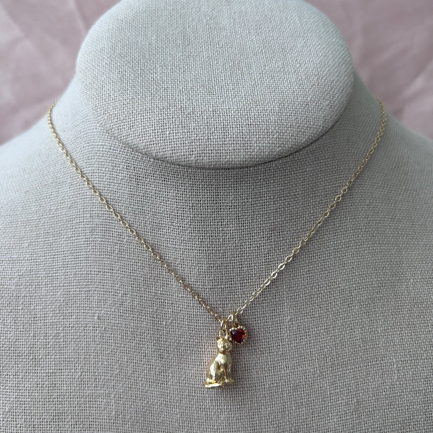 Neko Love Red Necklace