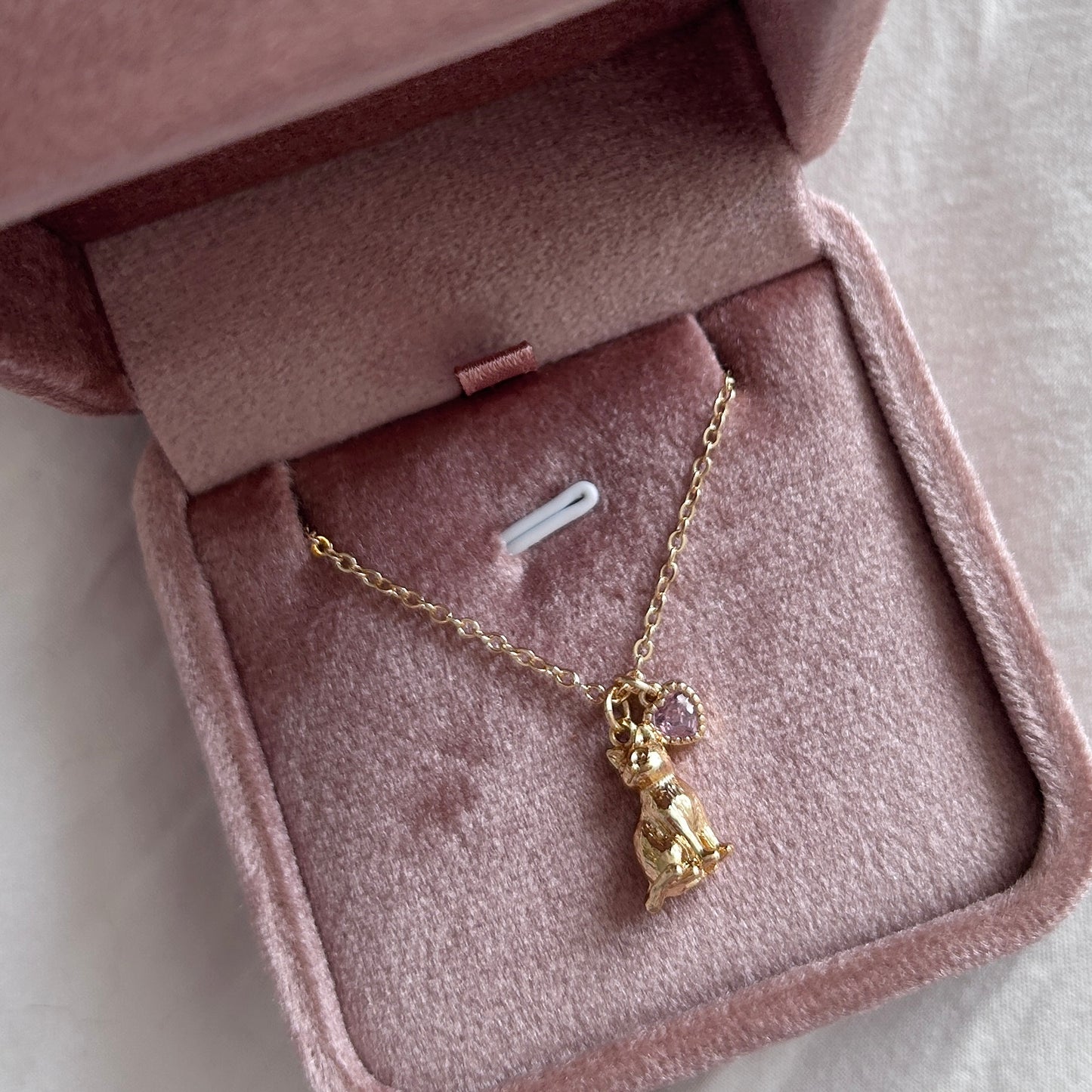 Neko Love Pink Necklace