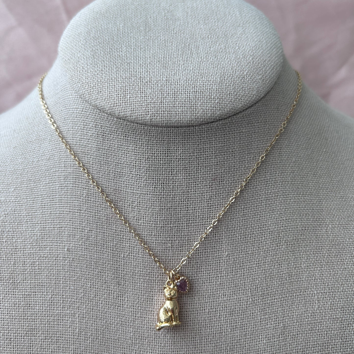 Neko Love Pink Necklace