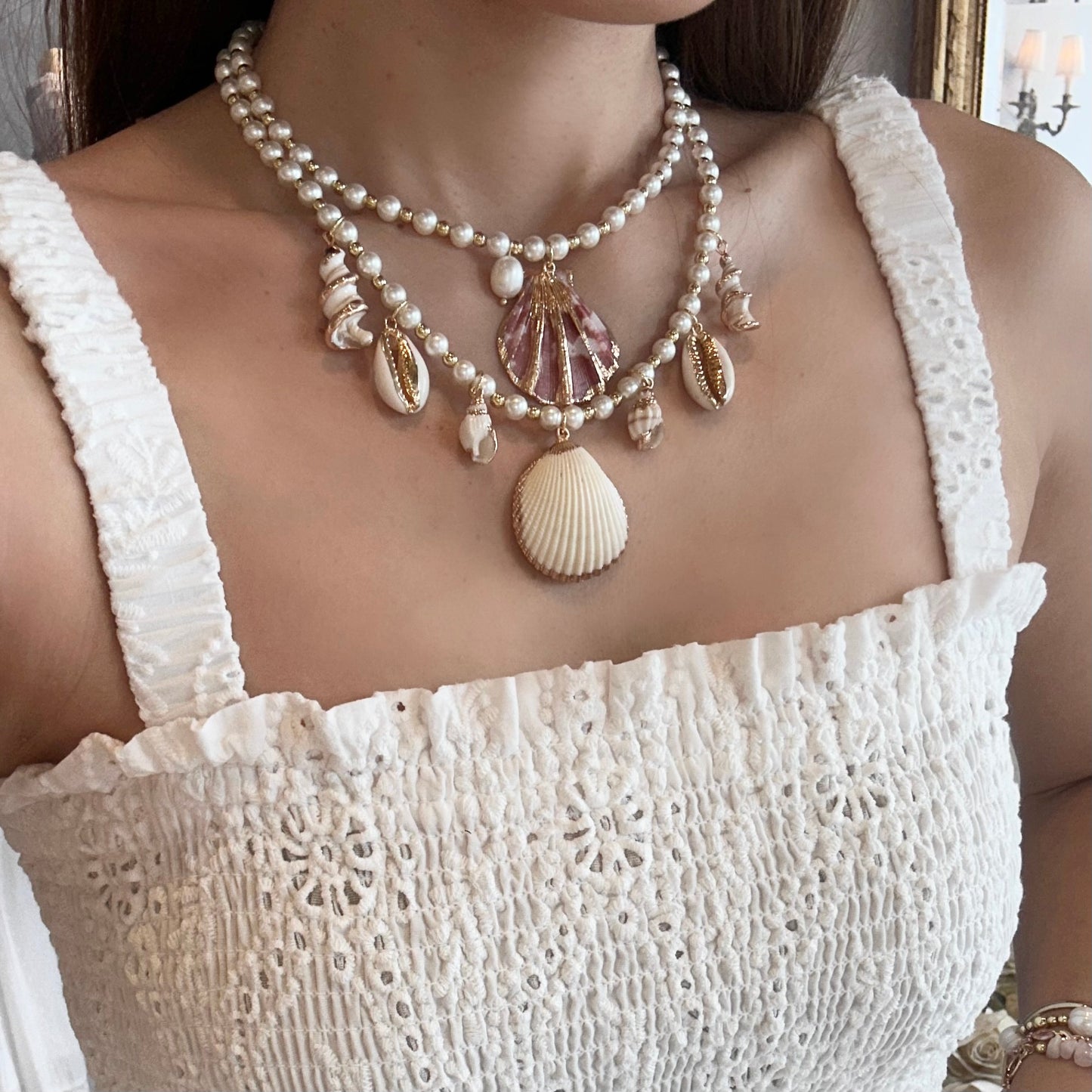 Coastal Pearl Necklace