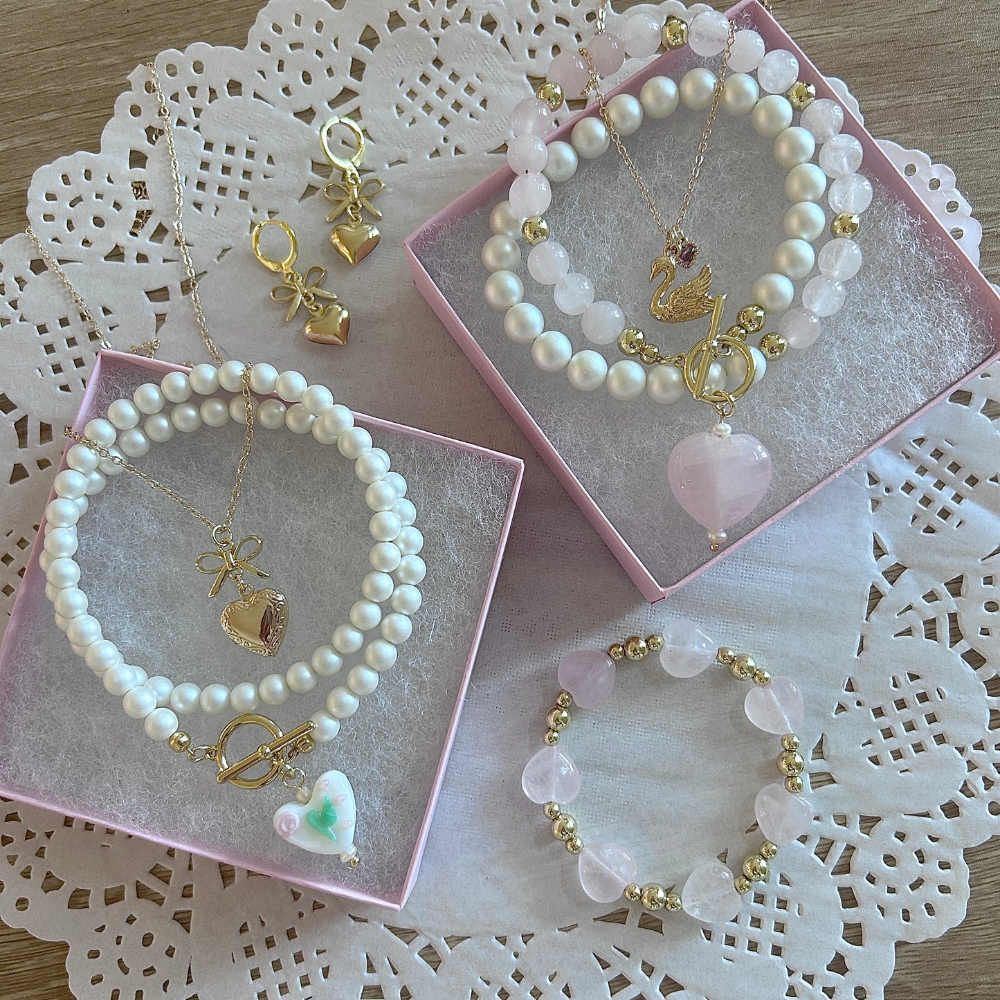 Rosy Sweetheart Necklace
