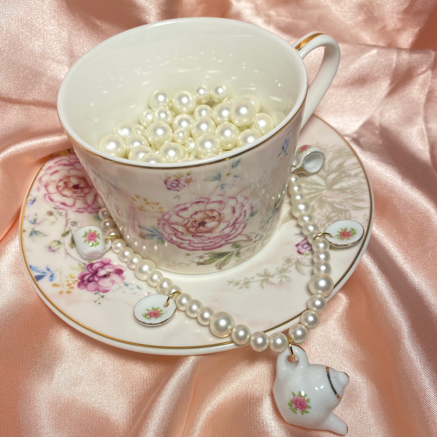 Teacup Party Necklace