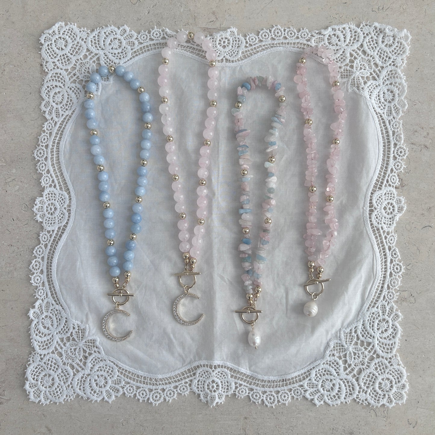 Sakura Pearl Drop Necklace