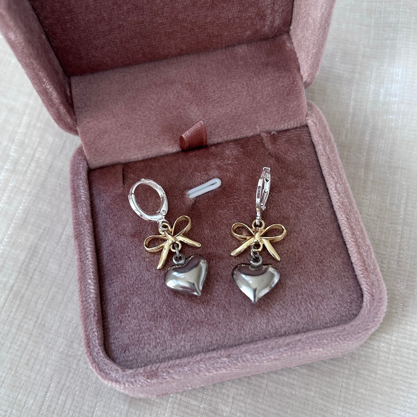 Ember Gold & Silver Hoop Earrings