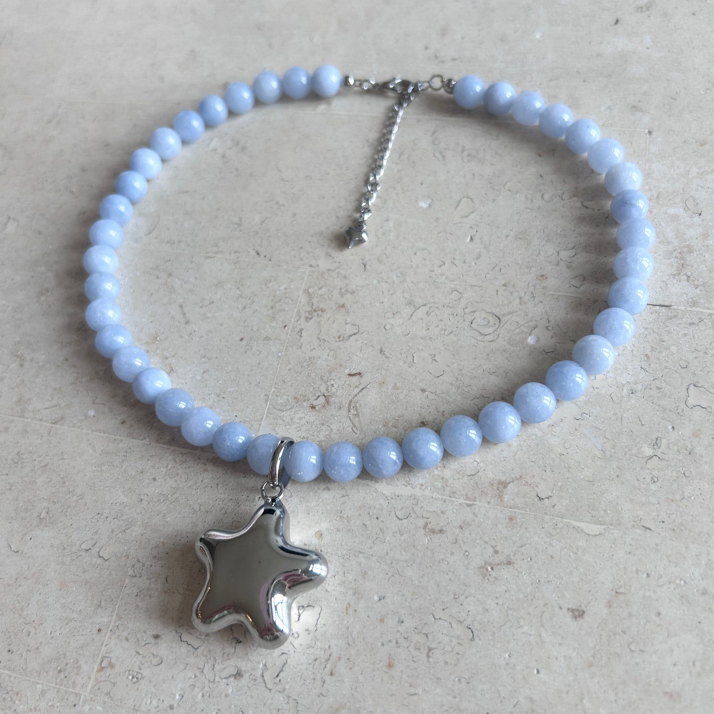 Silver Starlit Cloud Necklace