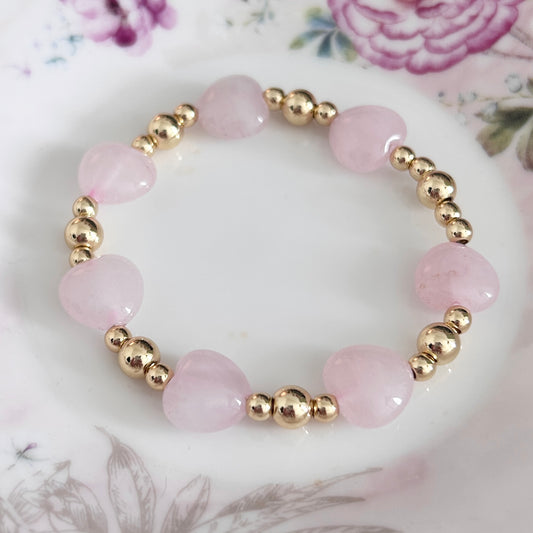 Sakura Candy Heart Bracelet