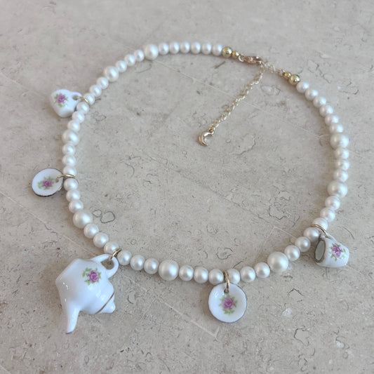 Teacup Party Necklace