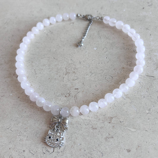 Darling Kitty Rose Necklace