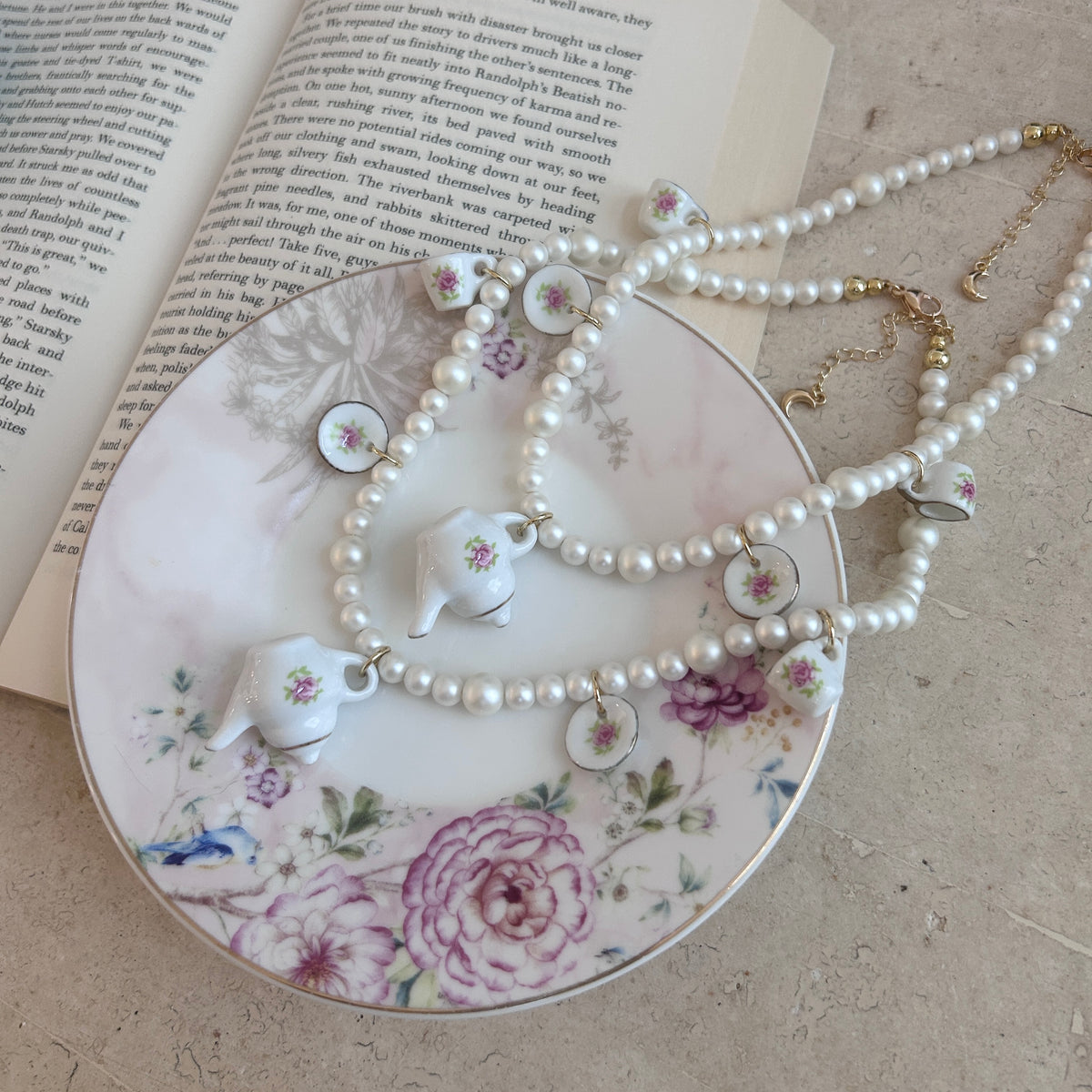 Teacup Party Necklace