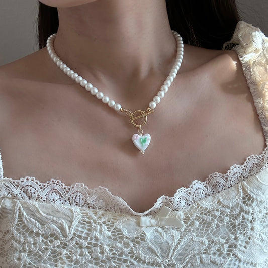 Amour Pearl Necklace