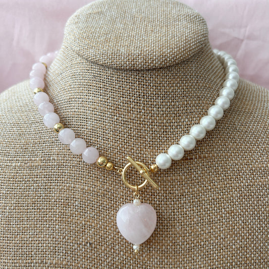 Rosy Sweetheart Necklace
