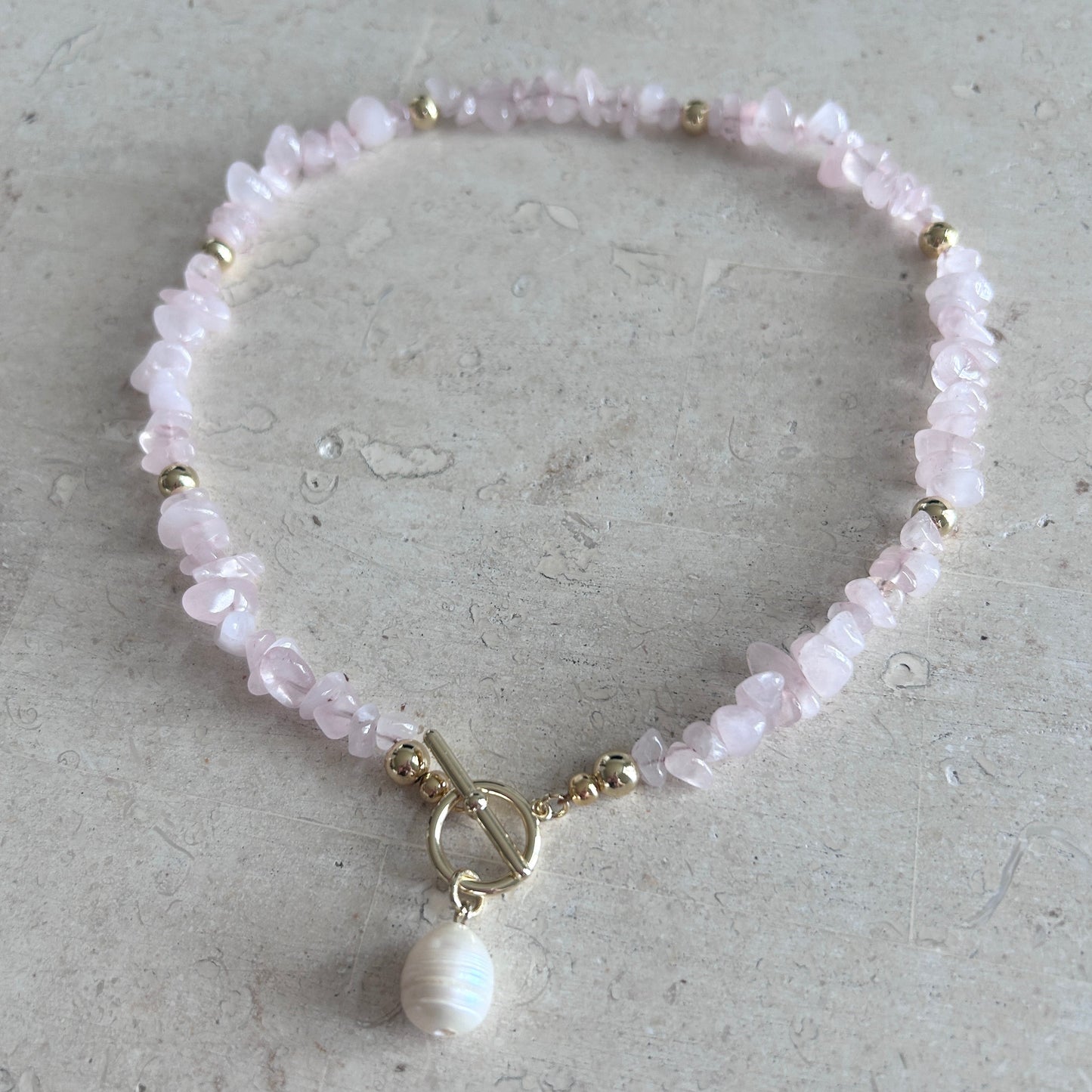 Sakura Pearl Drop Necklace